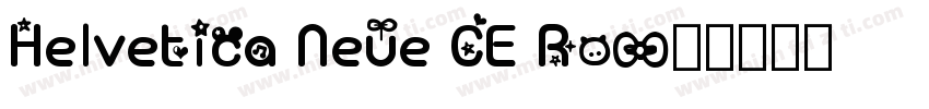 Helvetica Neue CE Ro字体转换